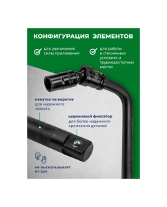 Купить Набор ударных головок Rockforce 1/2&quot;, 6-гр. 15 предметов в ложементе RF-4159K(58492)  в E-mobi