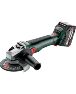 Купить Аккумуляторная угловая шлифовальная машина Metabo W 18 LT BL11-125Quick 2x4Ач + ASC55, BOX165 613052510 в E-mobi