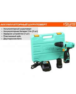 Купить Аккумуляторная дрель-шуруповерт Sturm CD3314LP  в E-mobi