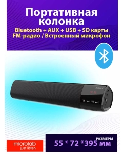 Купить Саундбар Microlab MS212 Black  в E-mobi