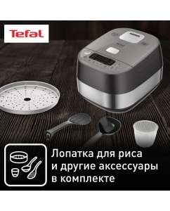 Купить Мультиварка индукционная Tefal Expert Cook RK802B32, серый  в E-mobi