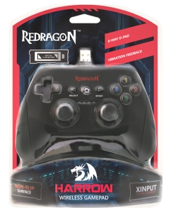 Купить Геймпад Redragon Harrow для PC/Playstation 3 Black (64230)  в E-mobi