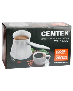 Купить Электрическая турка Centek CT-1097 White  в E-mobi