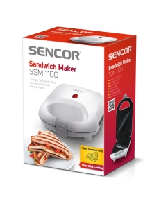 Купить Сэндвич-тостер Sencor SSM 1100 белый  в E-mobi