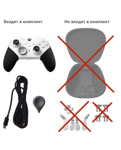 Купить Геймпад Microsoft Xbox Wireless Controller Elite Series 2 – Core (белый)  в E-mobi