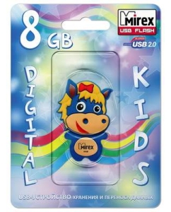 Купить Флешка MIREX Horse 8ГБ Blue (13600-KIDBHS07) в E-mobi