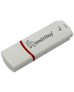 Купить Флешка SmartBuy Crown 4ГБ White (SB4GBCRW-W) в E-mobi