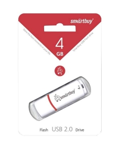 Купить Флешка SmartBuy Crown 4ГБ White (SB4GBCRW-W)  в E-mobi