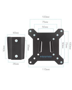 Купить Кронштейн для телевизора настенный фиксированный Kromax VEGA-3 new 15&quot;-32&quot; до 20 кг  в E-mobi