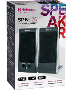 Купить Колонки компьютерные Defender SPK-170 Black (65165)  в E-mobi