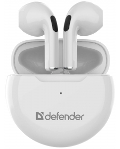 Купить Беспроводные наушники DEFENDER Twins 930 белый  в E-mobi