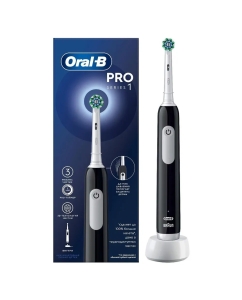 Купить Электрическая зубная щетка Oral-B Pro 1 D305.513.3 черная в E-mobi