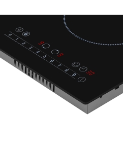 Купить Встраиваемая варочная панель электрическая MAUNFELD EVCE292SDPBK черный  в E-mobi