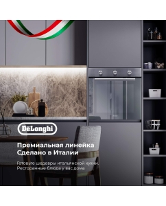 Купить Встраиваемый газовый духовой шкаф Delonghi FG 6 XL RUS серебристый  в E-mobi