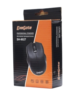 Купить Мышь ExeGate SH-9027 Black (EX264100RUS)  в E-mobi