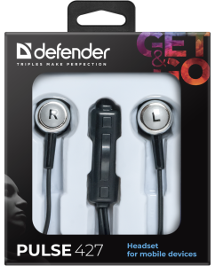 Купить Наушники Defender Pulse 427 Black  в E-mobi