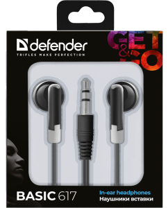 Купить Наушники Defender Basic 617 Black  в E-mobi