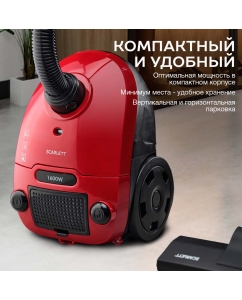 Купить Пылесос Scarlett SC-VC80B63 красный  в E-mobi