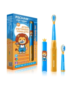 Купить Детская электрическая зубная щетка PECHAM Kids Smart Leo, PC-088  в E-mobi