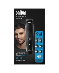 Купить Триммер Braun MGK5420 черный  в E-mobi