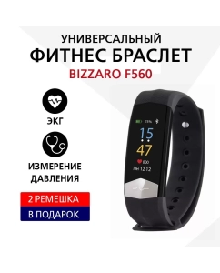 Купить Смарт браслет BIZZARO F560 Black/Black в E-mobi