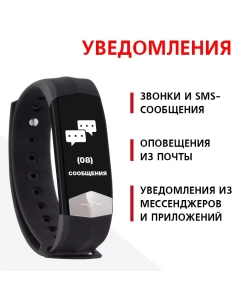 Купить Смарт браслет BIZZARO F560 Black/Black  в E-mobi