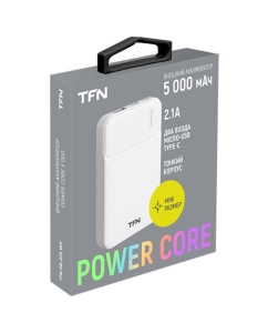 Купить Внешний аккумулятор TFN Power Core 5000 мАч Black (PB-225-BK) в E-mobi