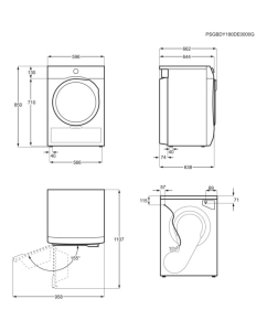 Купить Сушильная машина Electrolux EW8D495MC белый  в E-mobi