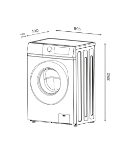 Купить Стиральная машина LEX LWM06010WID белый  в E-mobi