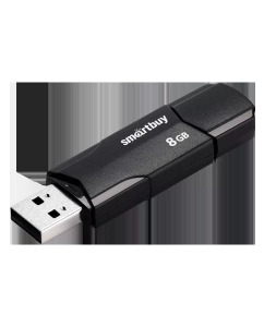 Купить Флэш диск SmartBuy 8GB CLUE Black (SB8GBCLU-K) в E-mobi