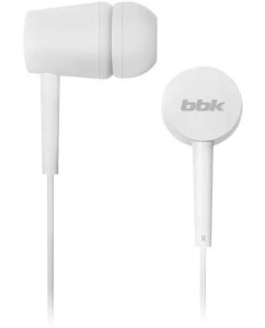 Купить Наушники BBK EP-1002S White в E-mobi