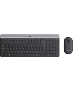 Купить Комплект Logitech MK470 клавиатура, мышь, беспроводные, графит, 920-009180. в E-mobi